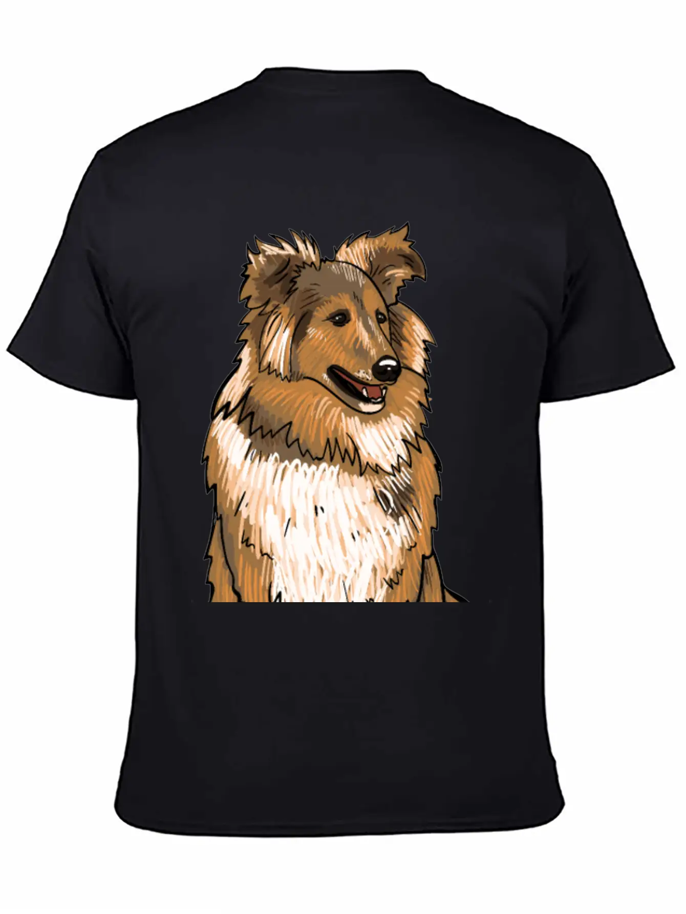 Sheltie Dog Modern Fit Casual T-Shirt – Clean And Versatile Design