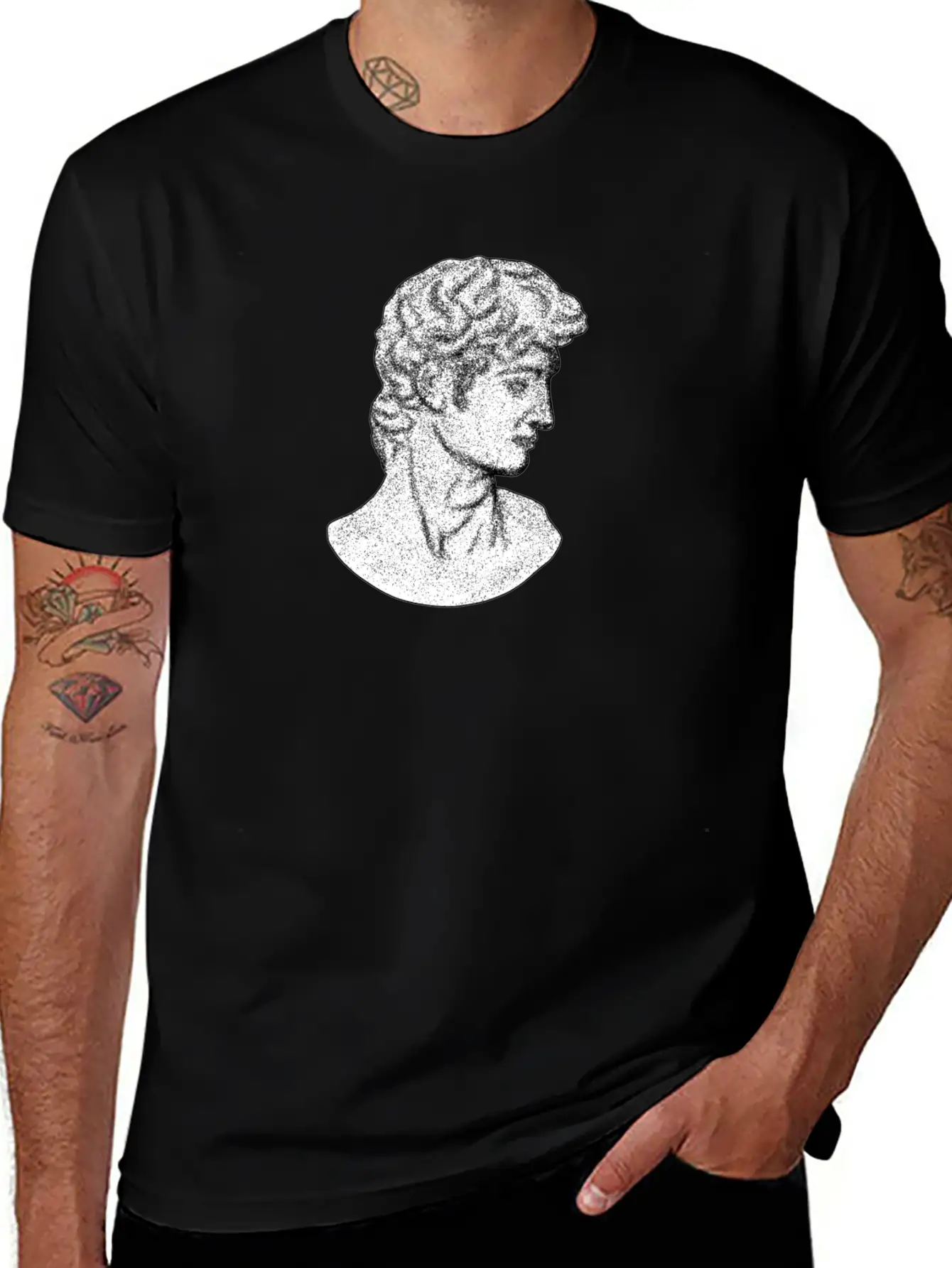 Statue Of David Modern Fit Casual T-Shirt – Clean And Versatile Design