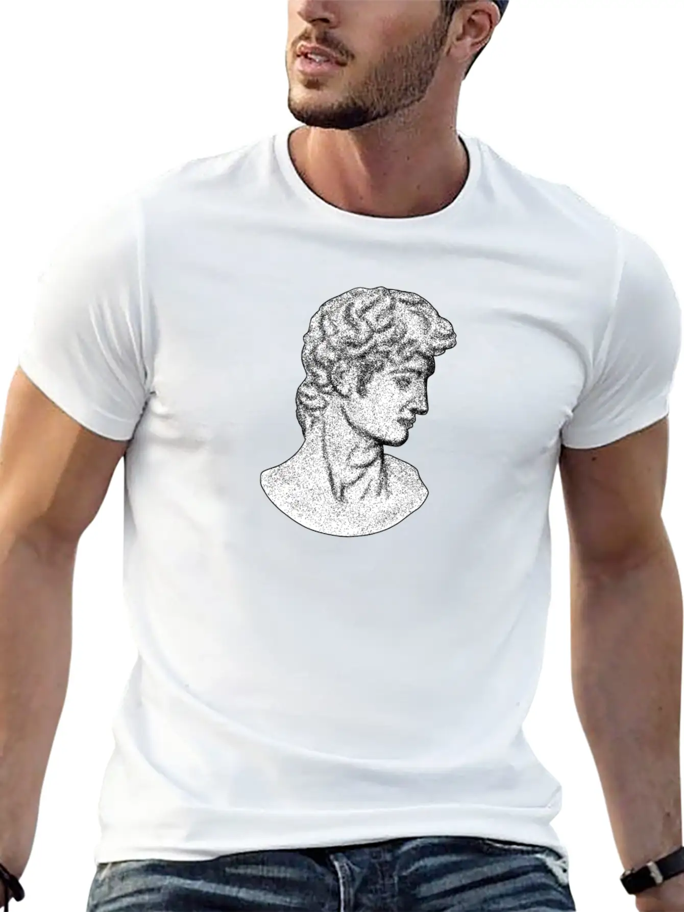 Statue Of David Modern Fit Casual T-Shirt – Clean And Versatile Design