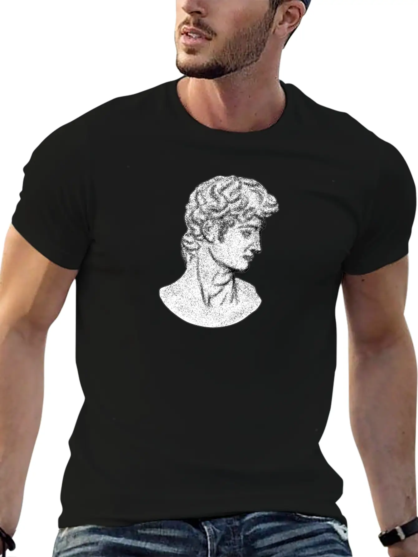 Statue Of David Modern Fit Casual T-Shirt – Clean And Versatile Design