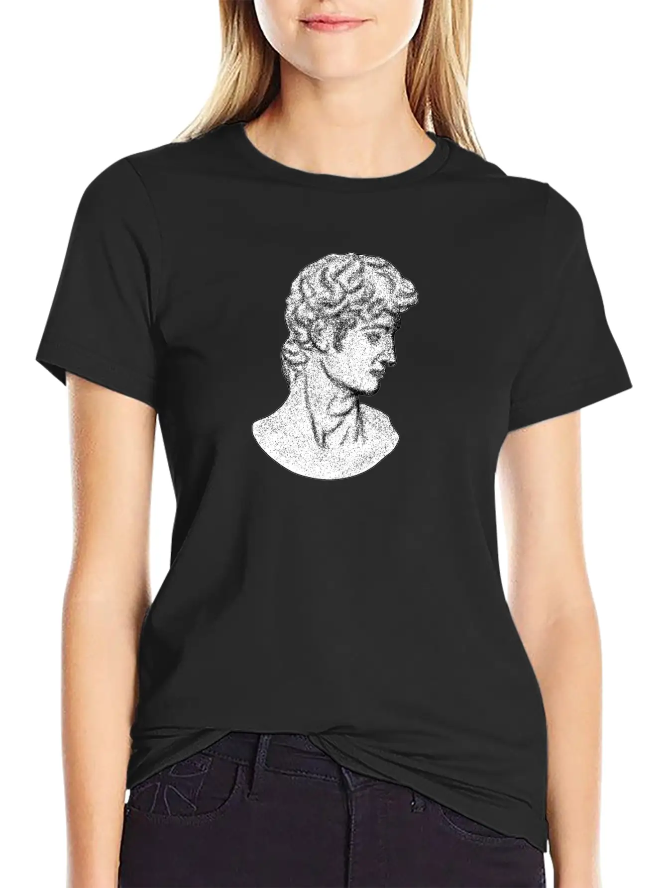 Statue Of David Modern Fit Casual T-Shirt – Clean And Versatile Design