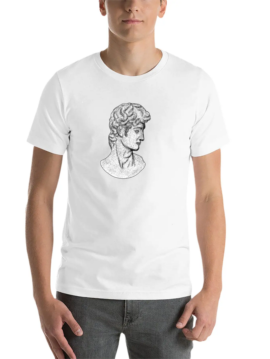 Statue Of David Modern Fit Casual T-Shirt – Clean And Versatile Design