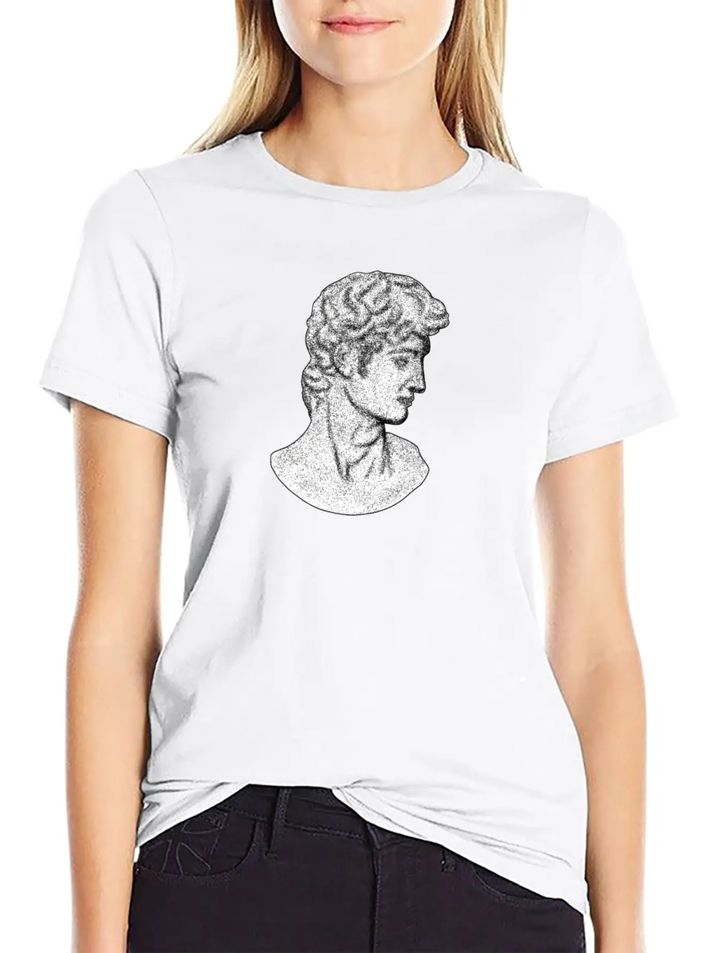 Statue Of David Modern Fit Casual T-Shirt – Clean And Versatile Design
