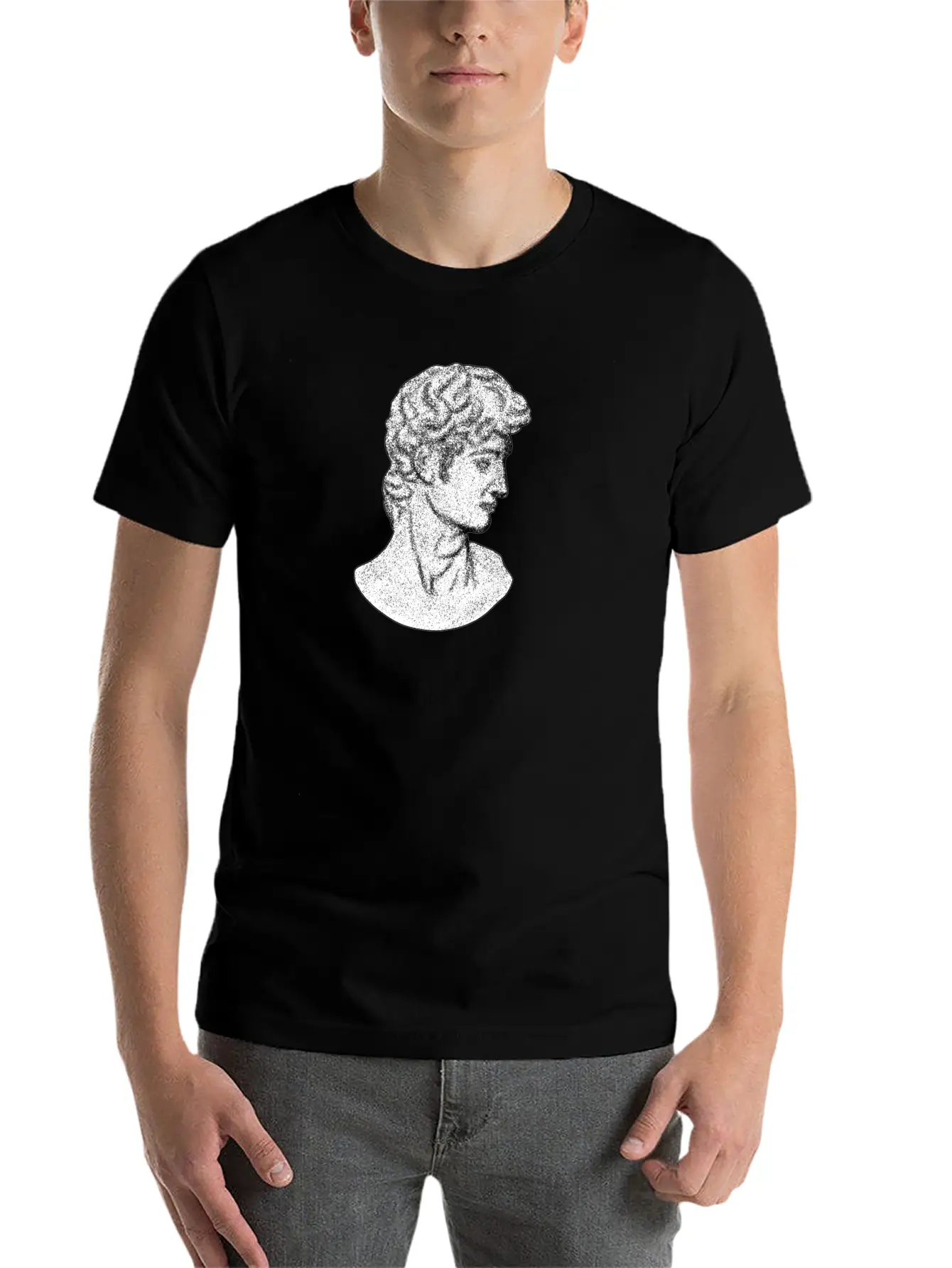 Statue Of David Modern Fit Casual T-Shirt – Clean And Versatile Design