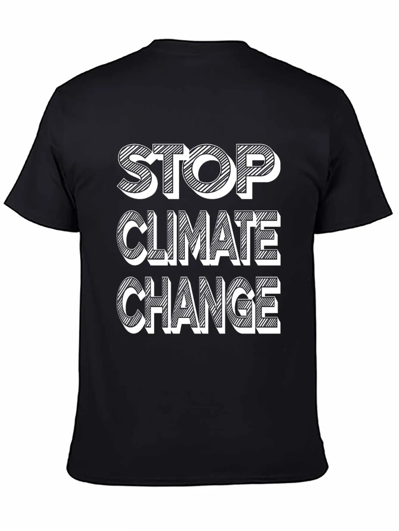Stop Climate Change Modern Fit Casual T-Shirt – Clean And Versatile Design