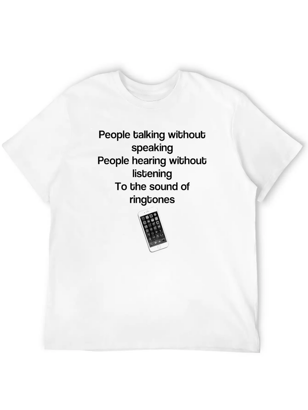 To The Sound Of Ringtones Classic Fit Graphic Tee For Daily Comfort – Unisex Cotton Shirt