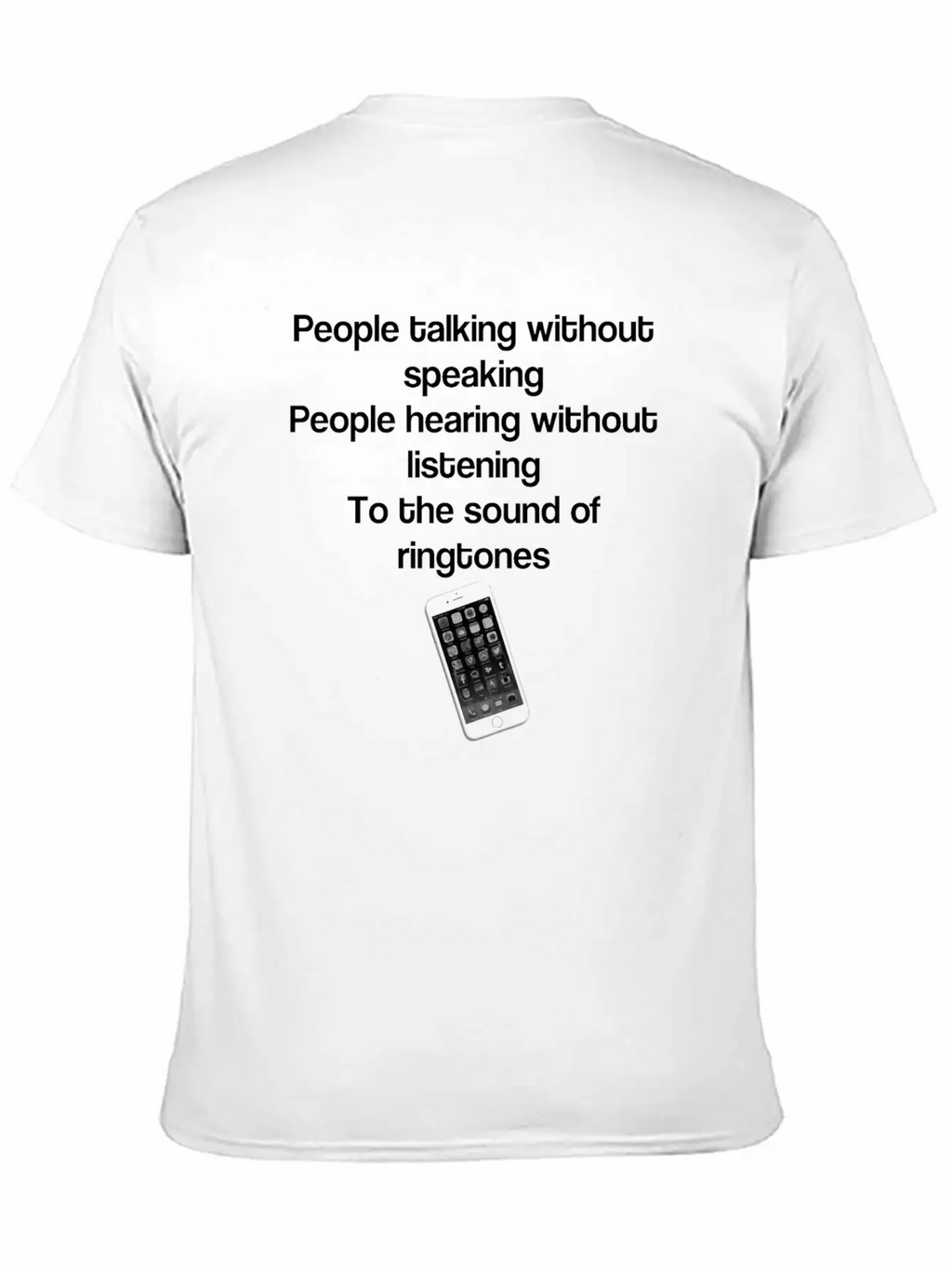 To The Sound Of Ringtones Classic Fit Graphic Tee For Daily Comfort – Unisex Cotton Shirt