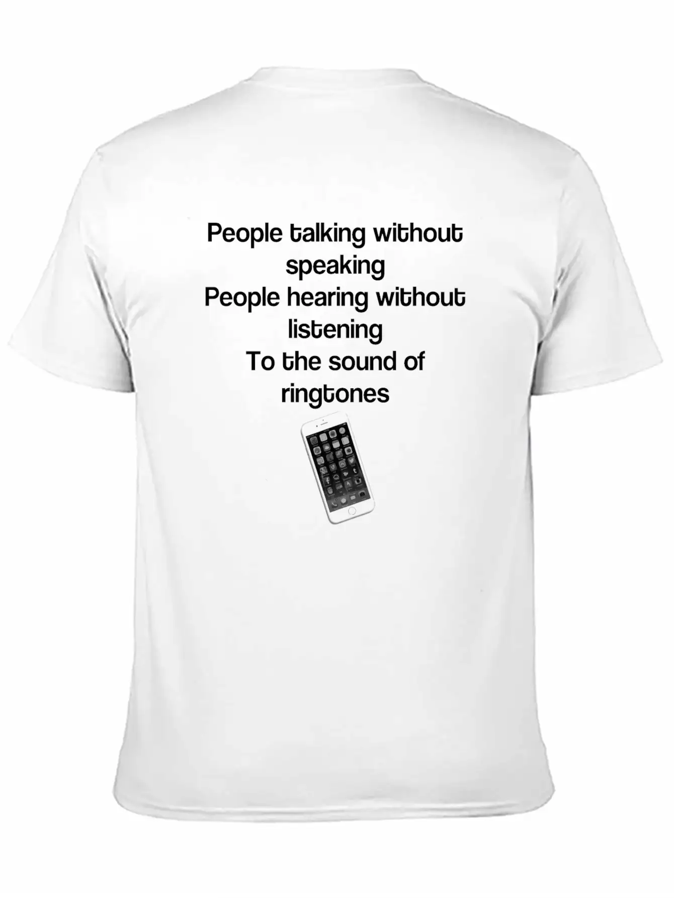 To The Sound Of Ringtones Classic Fit Graphic Tee For Daily Comfort – Unisex Cotton Shirt