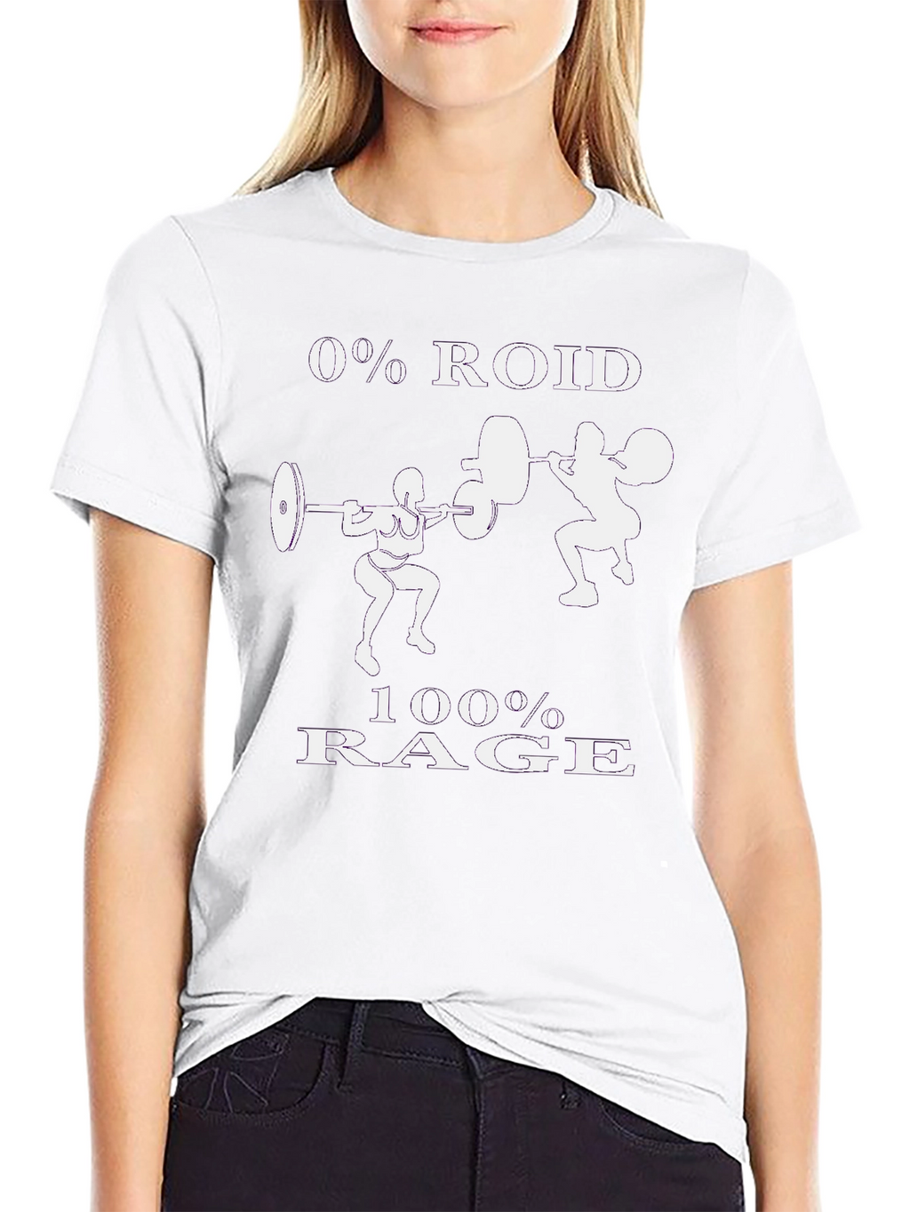 0% Roid 100% Rage Workout T-Shirt