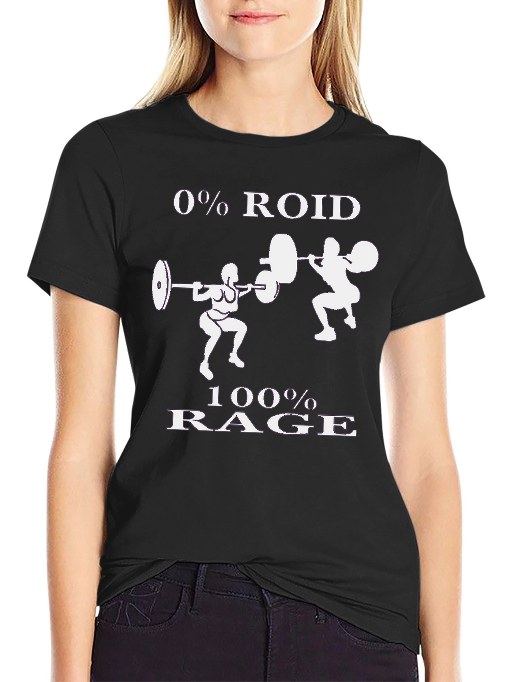 0% Roid 100% Rage Workout T-Shirt