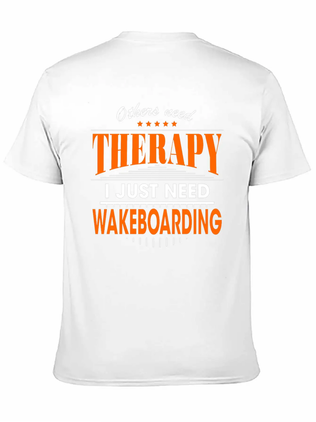 Wakeboarding Is My Therapy Timeless Short Sleeve Tee – Comfy And Minimalist Design