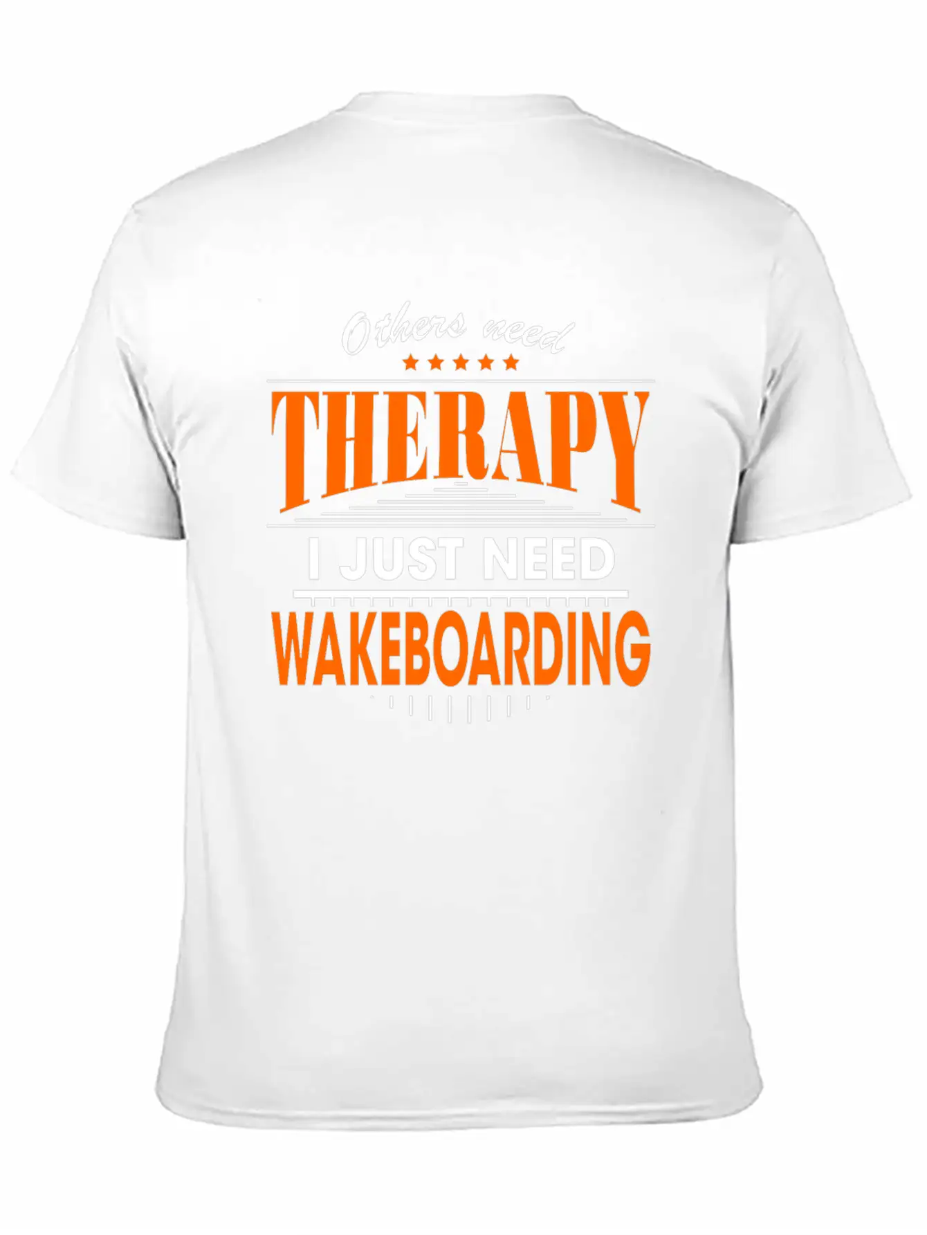 Wakeboarding Is My Therapy Timeless Short Sleeve Tee – Comfy And Minimalist Design