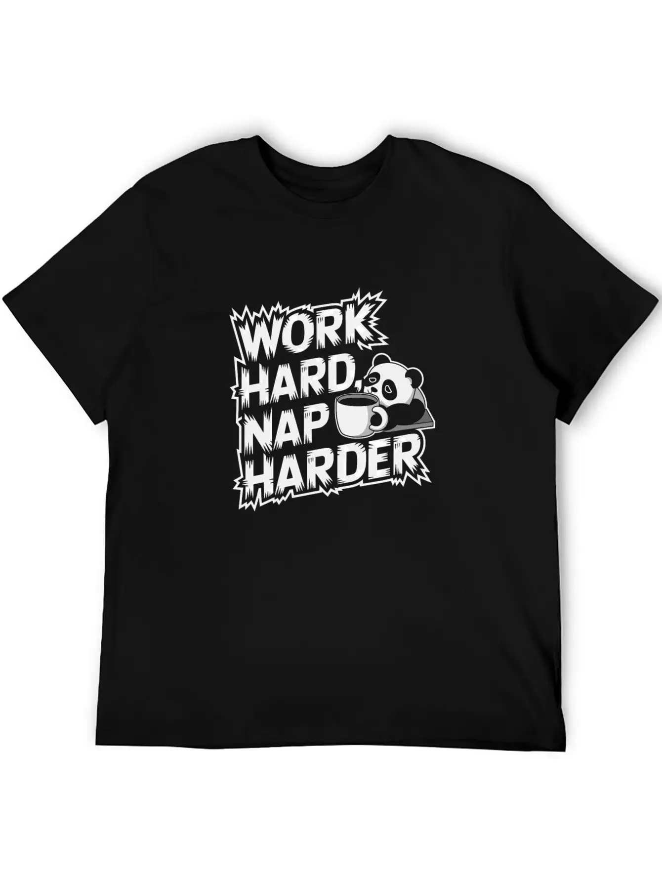 Work Hard Nap Harder Modern Fit Casual T-Shirt – Clean And Versatile Design