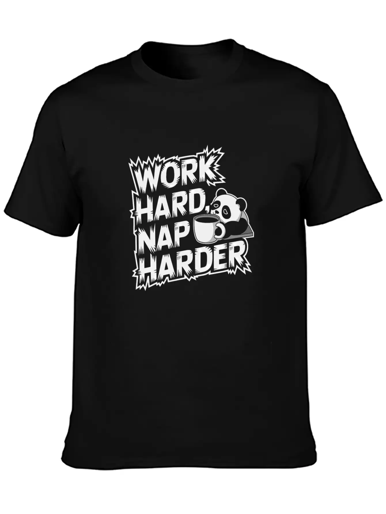 Work Hard Nap Harder Modern Fit Casual T-Shirt – Clean And Versatile Design