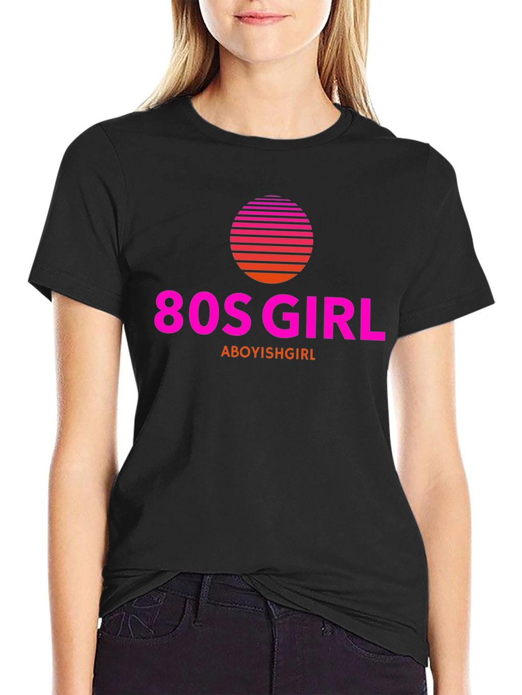 80s Girl Retro Graphic Tee