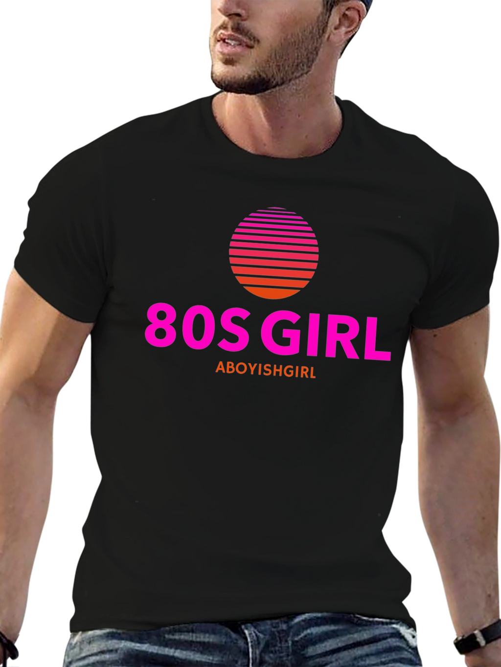 80s Girl Retro Graphic Tee