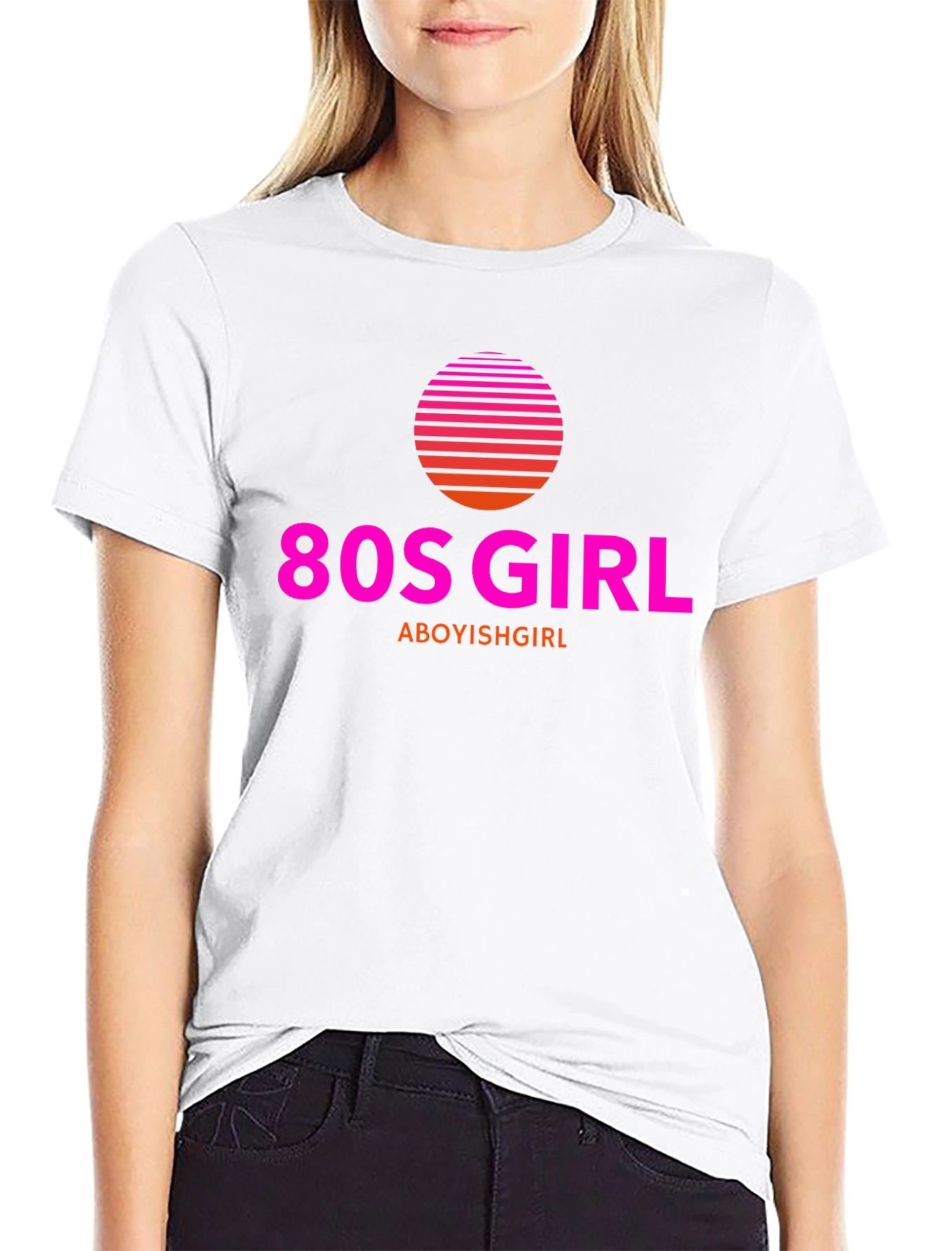 80s Girl Retro Graphic Tee