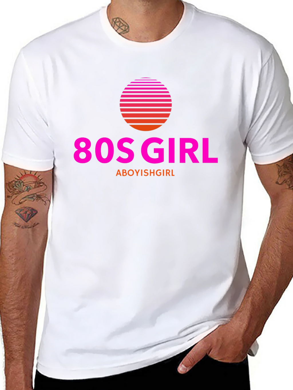 80s Girl Retro Graphic Tee