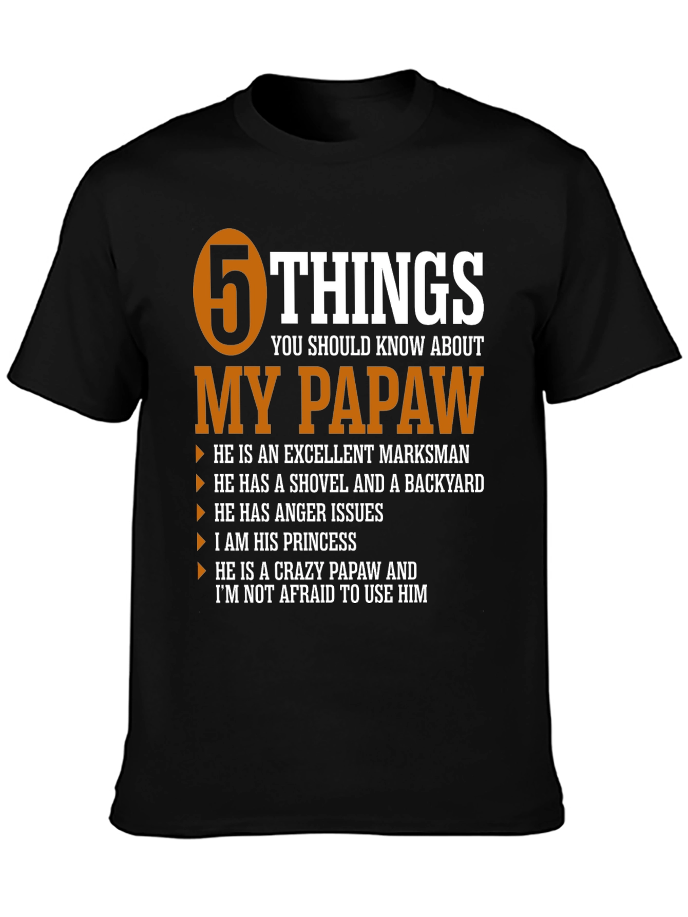 5 Things You Should Know About My Papaw T-Shirt